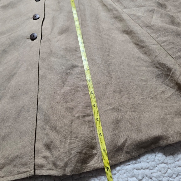 Kasper Linen Blend Short Sleeve Midi Dress Size 12 - Picture 14 of 16